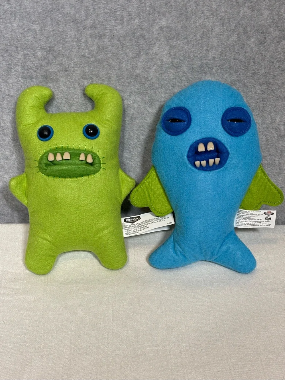 Fuggler Doll Funny Ugly Monster Plush Sir Horns A Lot & Cod Father